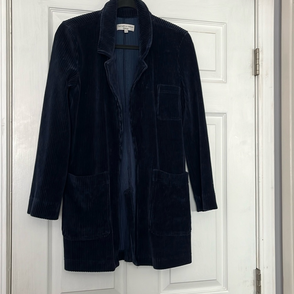 “Madewell: Texture and Thread- Blazer Coat size xxs”